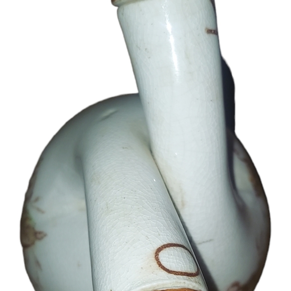 Vintage 1930s Nasco Fruit Arbor Double Neck Oil & Vinegar Creut - Picture 5 of 7